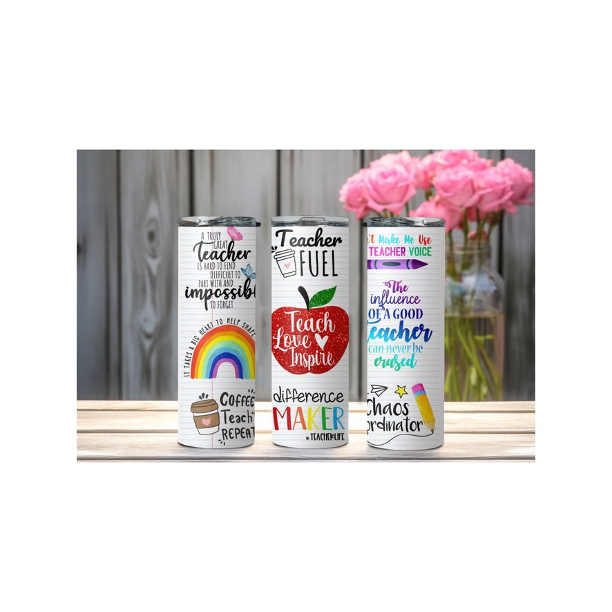 Teacher Appreciation Affirmations 20oz Tumbler