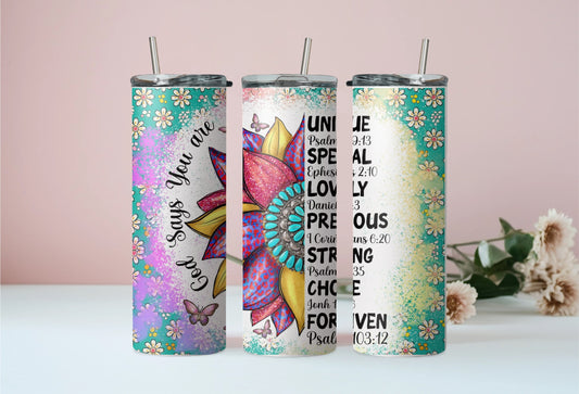 Affirmations 20oz tumbler