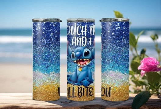 Stitch Beach Theme 20oz Tumbler