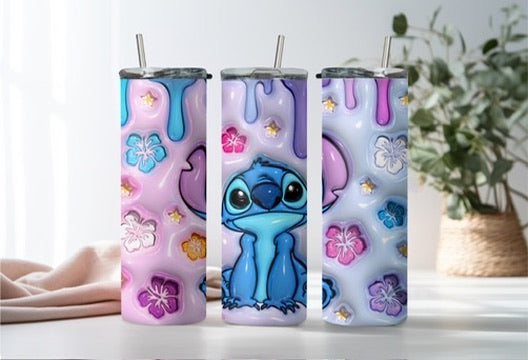 Puffy Stitch 20oz Tumbler