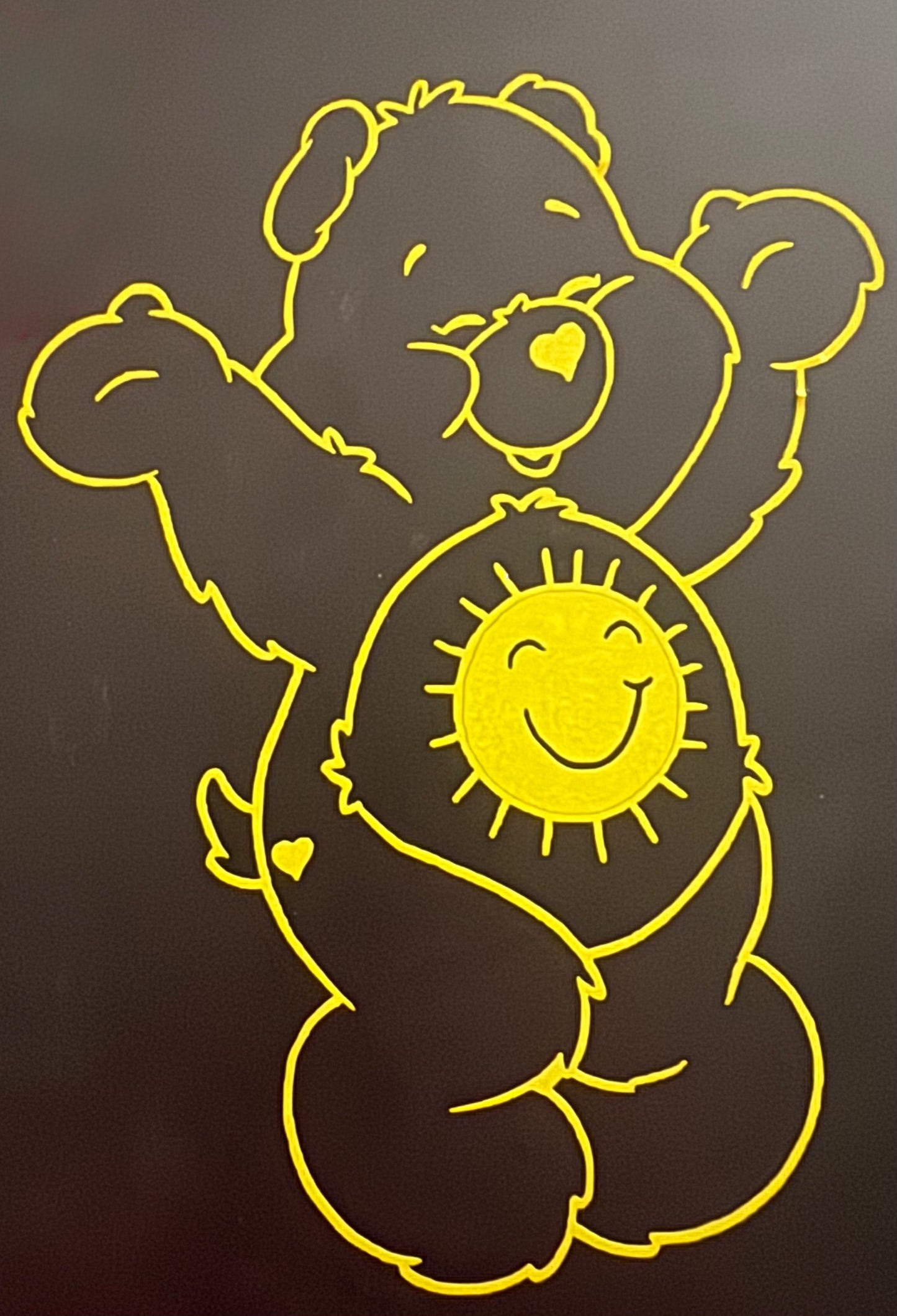 Carebear Vinyl Decal (Funshine Bear)